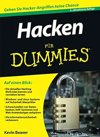 hacken f r dummies 1st edition kevin beaver 3527708308, 978-3527708307