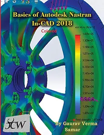 basics of autodesk nastran in cad 2018 1st edition gaurav verma ,samar 1988722314