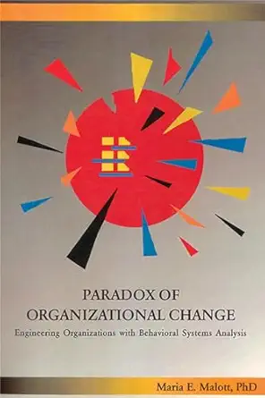 paradox of organizational change engineering organizations with behavioral systems analysis 1st edition maria