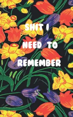 shit i need to remember organizer for all your passwords with alphabetical tabs and shit 1st edition asb