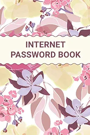 internet password book username and password log book good idea as gift 1st edition tpass word 979-8586906854