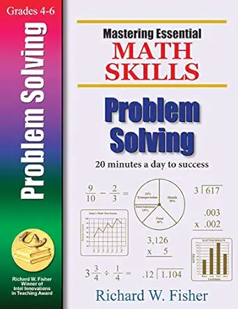 mastering essential math skills problem solving mastering essential math skills 20 minutes a day to success