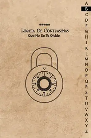 libreta de contrase as que no se te olvide para apuntar contrase as una cuaderno para organizar tus datos de