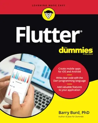 flutter for dummies 1st edition barry burd 1119612586, 978-1119612582
