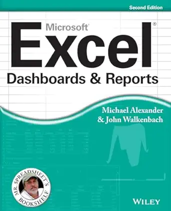 excel dashboards and reports 2nd edition michael alexander ,john walkenbach 1118490428, 978-1118490426