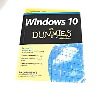 windows 10 for dummies 1st edition andy rathbone 1119049369, 978-1119049364