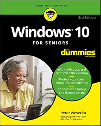 windows 10 for seniors for dummies 3rd edition peter weverka 1119469856, 978-1119469858