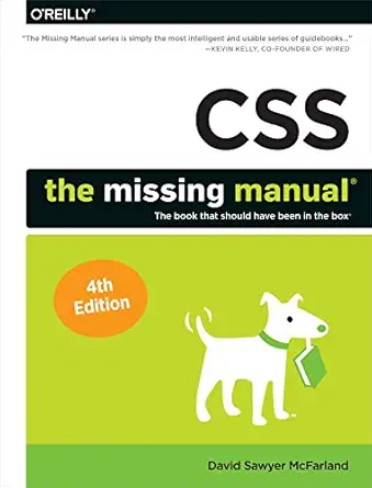 css the missing manual 4th edition david mcfarland 1491918055, 978-1491918050