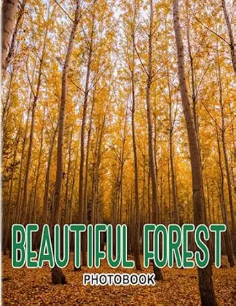 beautiful forest photobook pictures book for adults and teens with more than 40 images of green nature to
