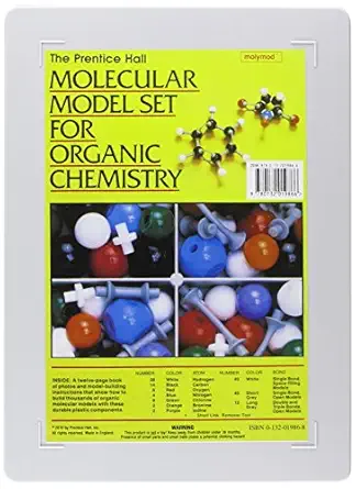 organic chemistry molecular model set molecular model set 1st edition mega molecules llc 0132019868,
