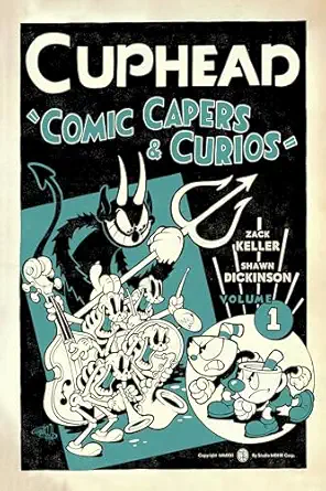 cuphead volume 1 comic capers and curios 1st edition zack keller ,shawn dickinson ,kristina luu 1506712487,