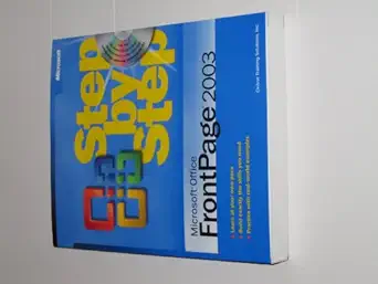 microsoft office frontpage 2003 step by step pap/cdr edition online training solutions inc 0735615195,