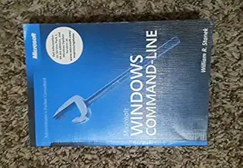microsoft windows command line administrators pocket consultant 1st edition william r stanek 1740594835,
