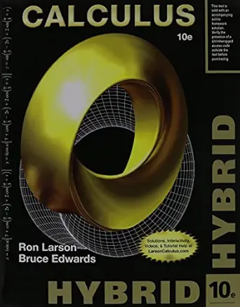calculus hybrid 10th edition ron larson ,bruce h edwards 1305645022, 978-1305645028