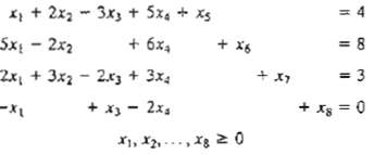 Consider the following system of equations: