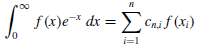 The Laguerre polynomials {L0(x), L1(x) . . .} form an