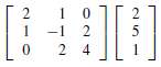 Perform the following matrix-vector multiplications:a. b. c. d.