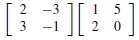 Perform the following matrix-matrix multiplications:a. b. c. d.