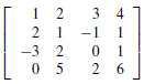 Determine which of the following matrices are nonsingular, and compute
