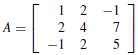 Consider the following matrices. Find the permutation matrix P so