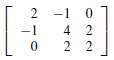 Determine which of the following matrices are (i) symmetric, (ii)