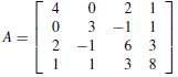 Use the Cholesky Algorithm to find a factorization of the