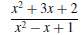 Express the following rational functions in continued-fraction form:
a. 
b. 
c.