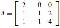 Show that the matrix given in Example 3 of Section