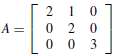 Show that each of the following matrices is nonsingular but