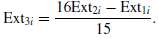 Repeat Exercise 3(a) and (b) using the extrapolation discussed in