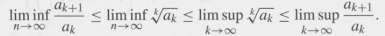 For any real sequence define
a) Prove that if lim infk†’ˆžxk