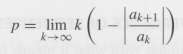 Suppose that [ak] is a sequence of nonzero real numbers