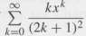 Find the interval of convergence of each of the following