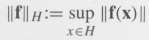 Let H be a nonempty, closed, bounded subset of Rn.
a)