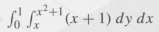 Evaluate each of the following iterated integrals. Write each as