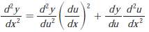 If y = f(u) and u = g(x), where f