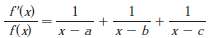 If f(x) = (x - a) (x - b) (x