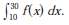 A table of values of an increasing function f is