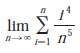 Express the limit as a definite integral.
Consider f(x) = x4