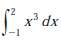Evaluate the integral and interpret it as a difference of