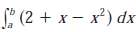 Find the interval [a, b] for which the value of