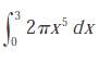Each integral represents the volume of a solid. Describe the