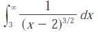 Determine whether each integral is convergent or divergent. Evaluate those