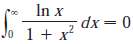 Use the substitution u = 1/x to show that