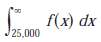 Let f(x) be the probability density function for the lifetime
