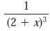 Use the binomial series to expand the function as a