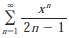 Find the radius of convergence and interval of convergence of