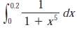 Use a power series to approximate the definite integral to