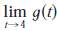 For the function whose graph is given, state the value