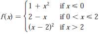 Find the numbers at which f is discontinuous. At which